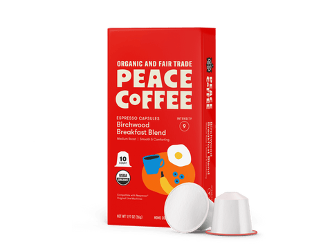 Birchwood Blend Espresso Capsule - Peace Coffee